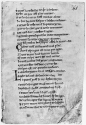 The Song of Roland (Fol.43)